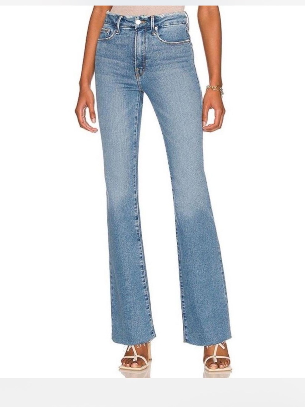 Good American Good Classic Bootcut Jeans - Indigo - Size 00